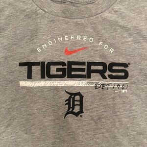 Nike Gray Detroit Tigers Graphic Tee
